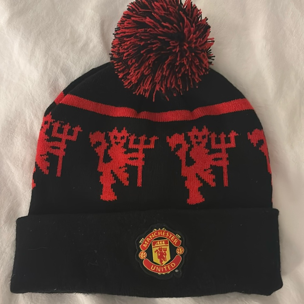 MANCHESTER UNITED NIKE Knit Beanie Hat ⚽️ UNISEX